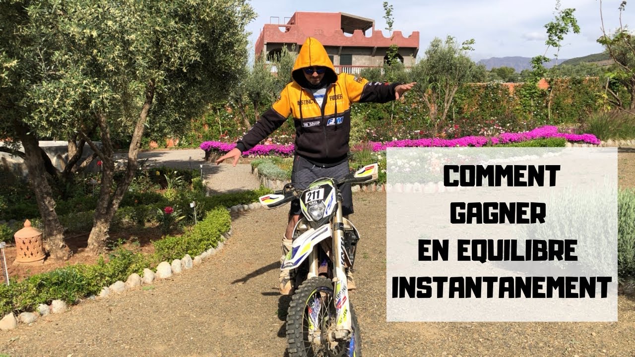 Comment améliorer son équilibre à moto en 4 étapes (instantanément!)