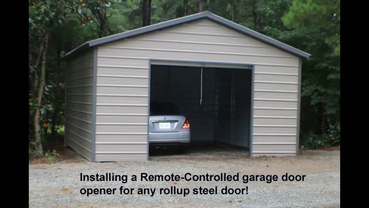 garage door openers for steel roll-up doors....John Tyler