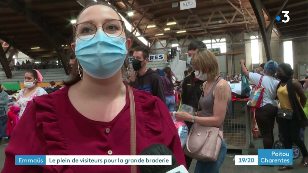 Emmaüs : le plein de visiteurs pour la grande braderie à Poitiers