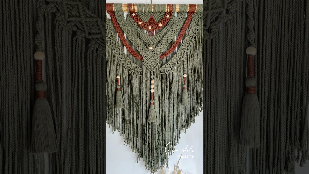 Tapiz Macram&eacute; Gema - Macrame boho chic