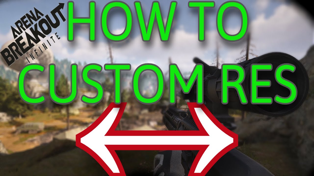 How to Create a Custom Resolution on AMD for STRETCHED & More FPS in Arena Breakout!
