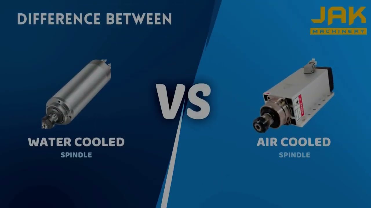 Water cooled spindle VS Air cooled spindle(Comparison)