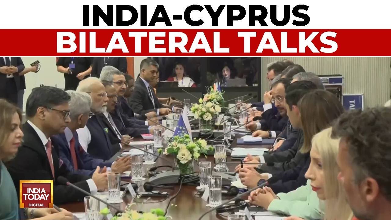 PM Modi In Cyprus: Bilateral Talks, Highest Civilian Honour, And Strategic Discussions | India Today