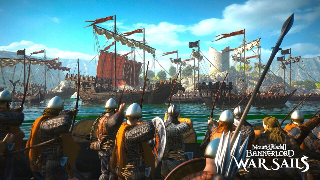 Naval Warfare – 1000 Nords vs 1000 Vlandians | Mount & Blade 2 Bannerlord War Sails