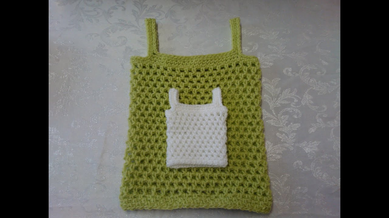 How to crochet my petite baby string vest tutorial part 1 easy magical pattern adults sizes included