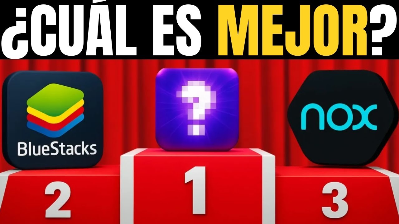 Los 4 MEJORES EMULADORES de ANDROID para PC de 2026