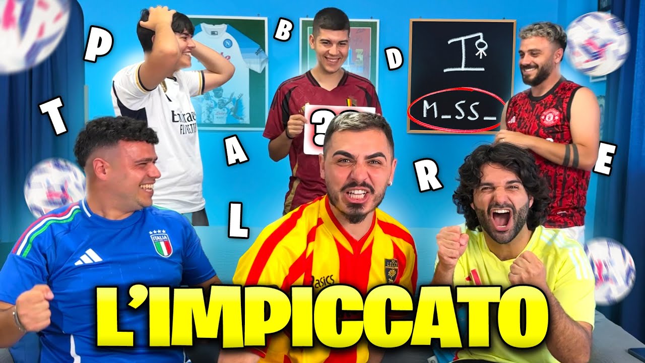 ⚽️ L'IMPICCATO con i CALCIATORI! w/NAPOLI YOUTUBE 💙