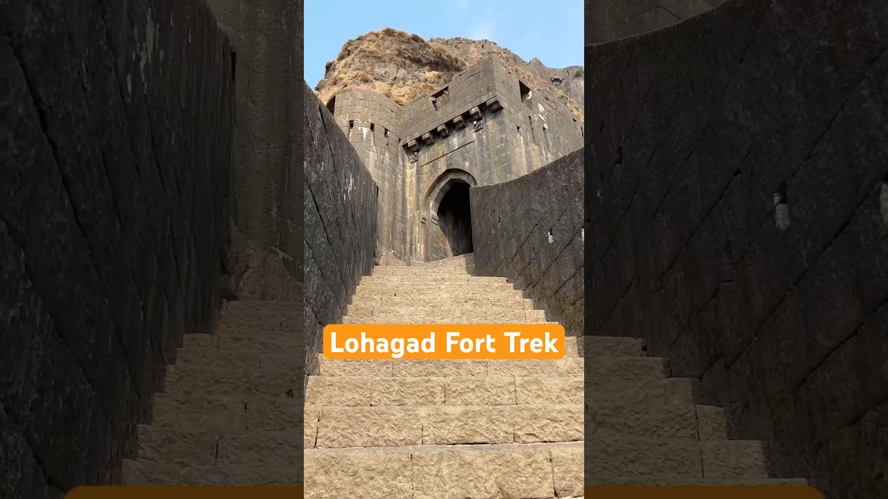 One of the Best Treks Near Pune &ndash; Lohagad Fort #shorts #ytshorts #lohagadfort #lohagad #trekking