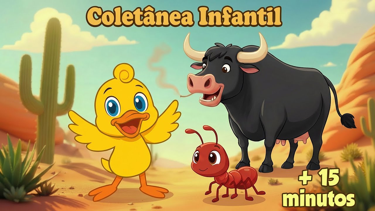 Colet&acirc;nea de M&uacute;sicas Infantis +15 Minutos | Boi da Cara Preta, Pintinho Amarelinho e Muito Mais!