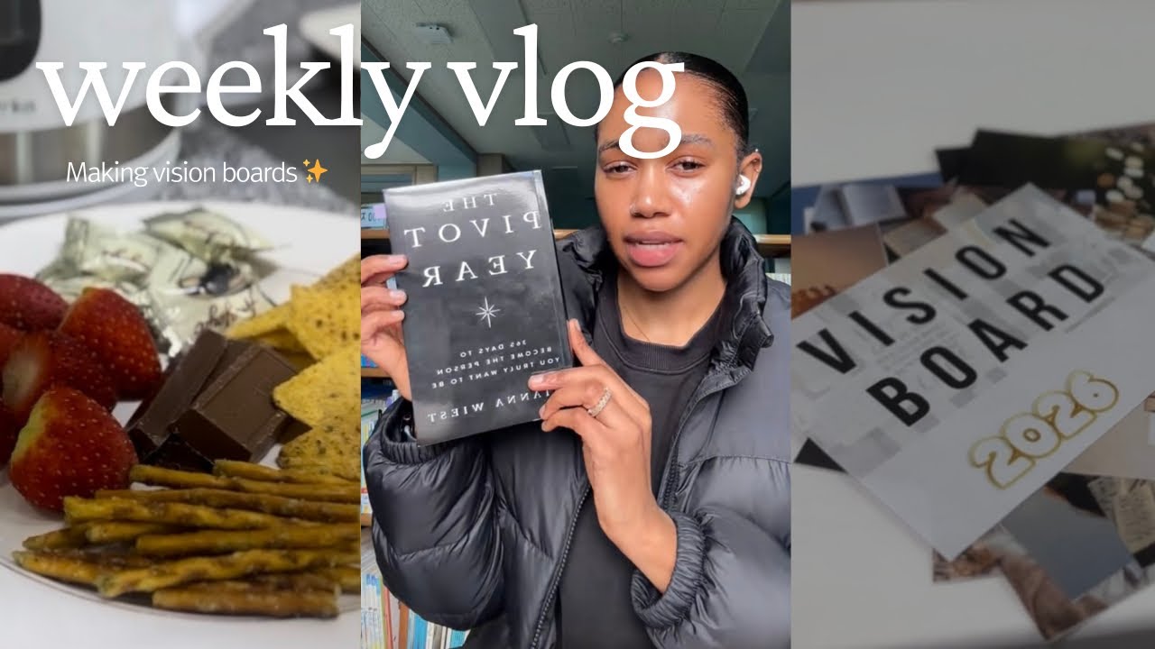 Life in Korea 🇰🇷: Online Date | Making Vision Board 2026 | South African YouTuber in South Korea
