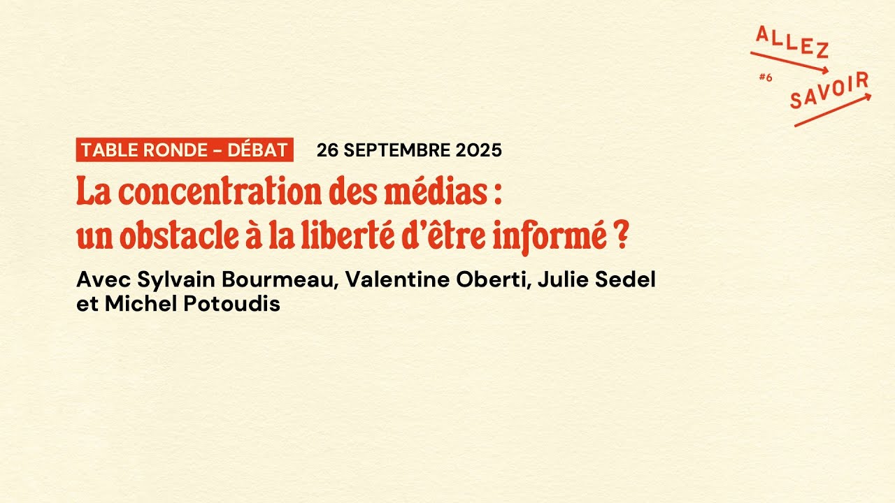 La concentration des médias : un obstacle à la liberté d’être informé ?