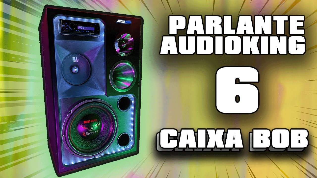 PARLANTE HOGAREÑO Con Bluetooth | PARLANTE AUDIOKING #6 (CAIXA BOB BRASILERA)