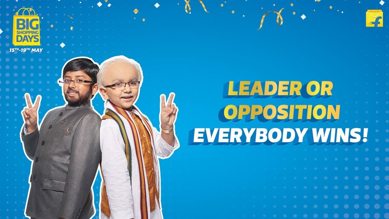 Can both these Netas Win? Yes! Only at Flipkart&rsquo;s Big Shopping Days!