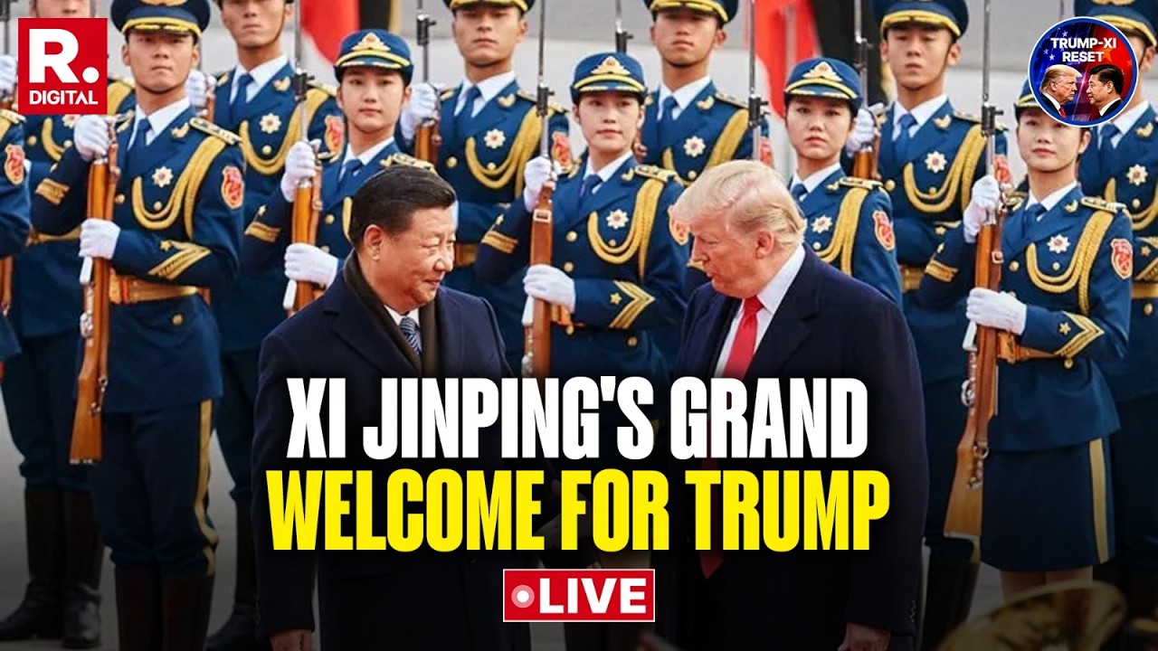 LIVE: Chinese President Xi Jinping Welcomes Trump In Beijing | USA | Trade | Iran War