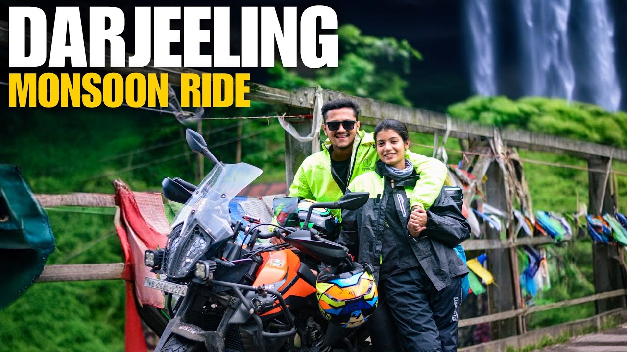 এই বৃষ্টিতে Darjeeling Tour | Darjeeling Tour 2024 | Darjeeling bike ride | Kolkata To Darjeeling