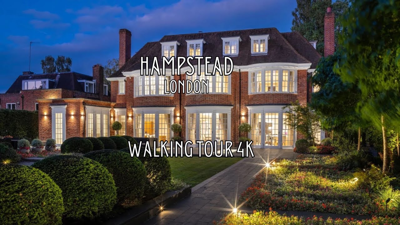 HAMPSTEAD WEALTHY/RICH AREA | LONDON | WALKING TOUR 4K #LONDON #HAMPSTEAD