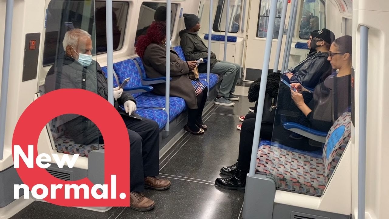 Commuter shows the &lsquo;new normal&rsquo; London commute | SWNS