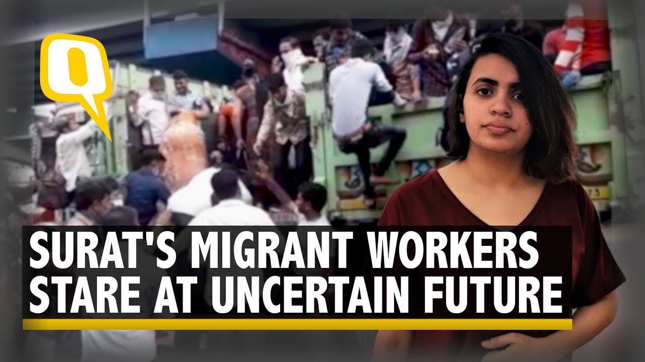 No Food or Wages: How Surat’s Migrant Workers Are Surviving the Lockdown | The Quint