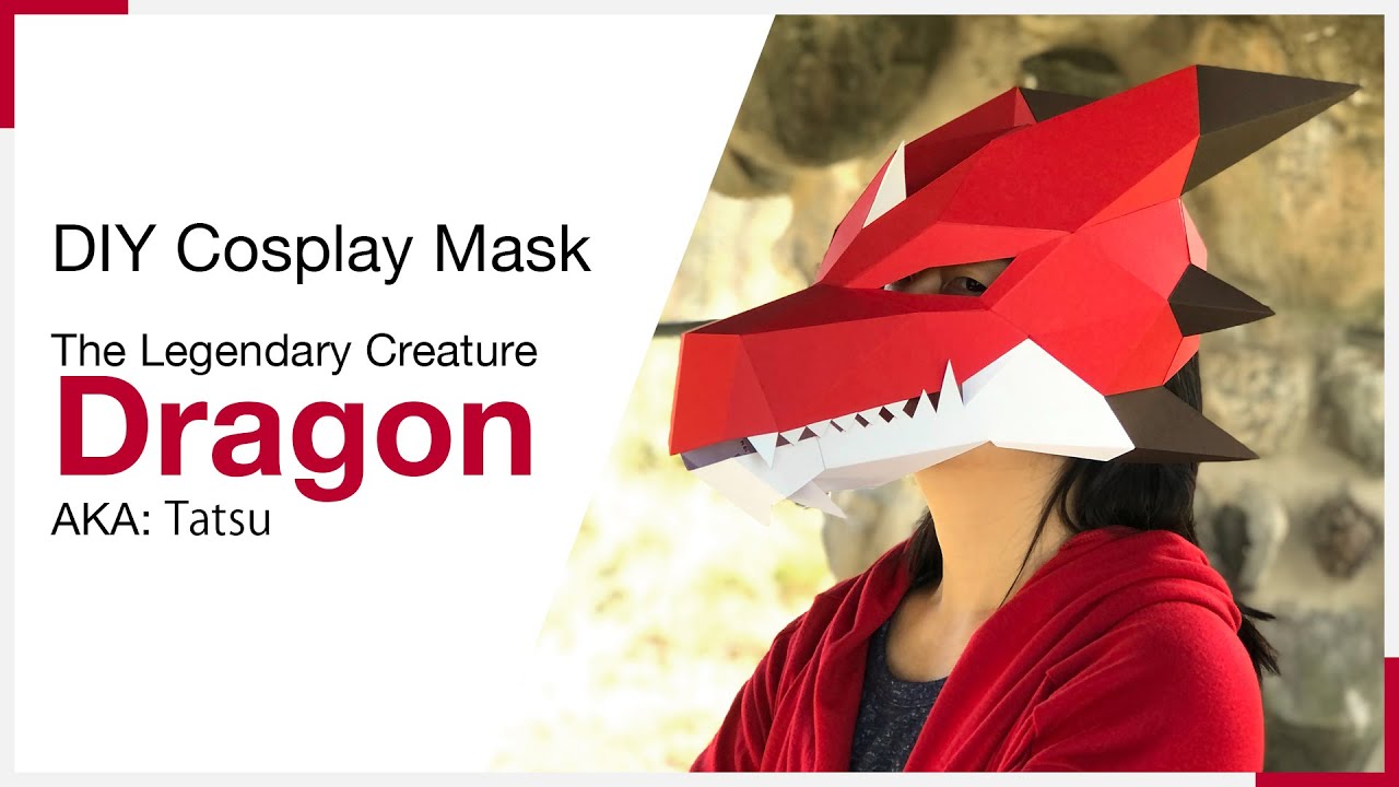 How to Make a Dragon Mask | Yokai - Tatsu (龍)