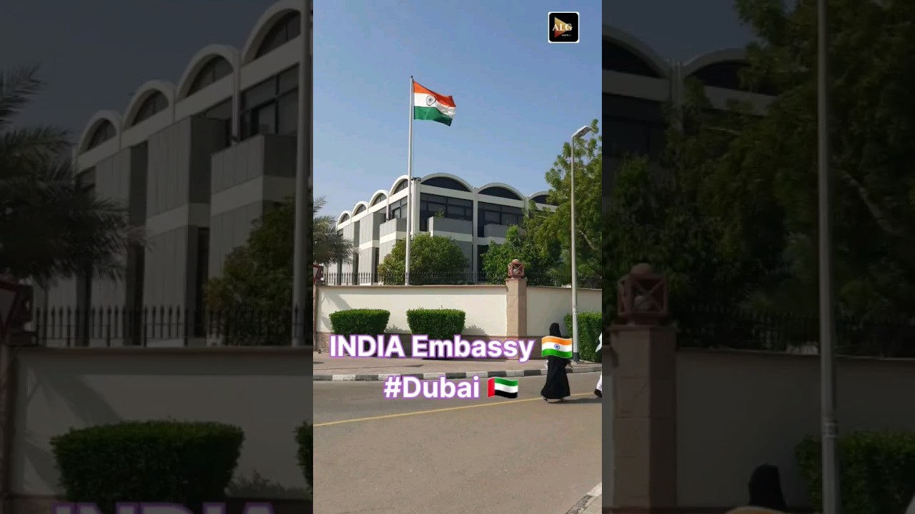 India Embassy #dubai #vlog #viralvideo #shorts