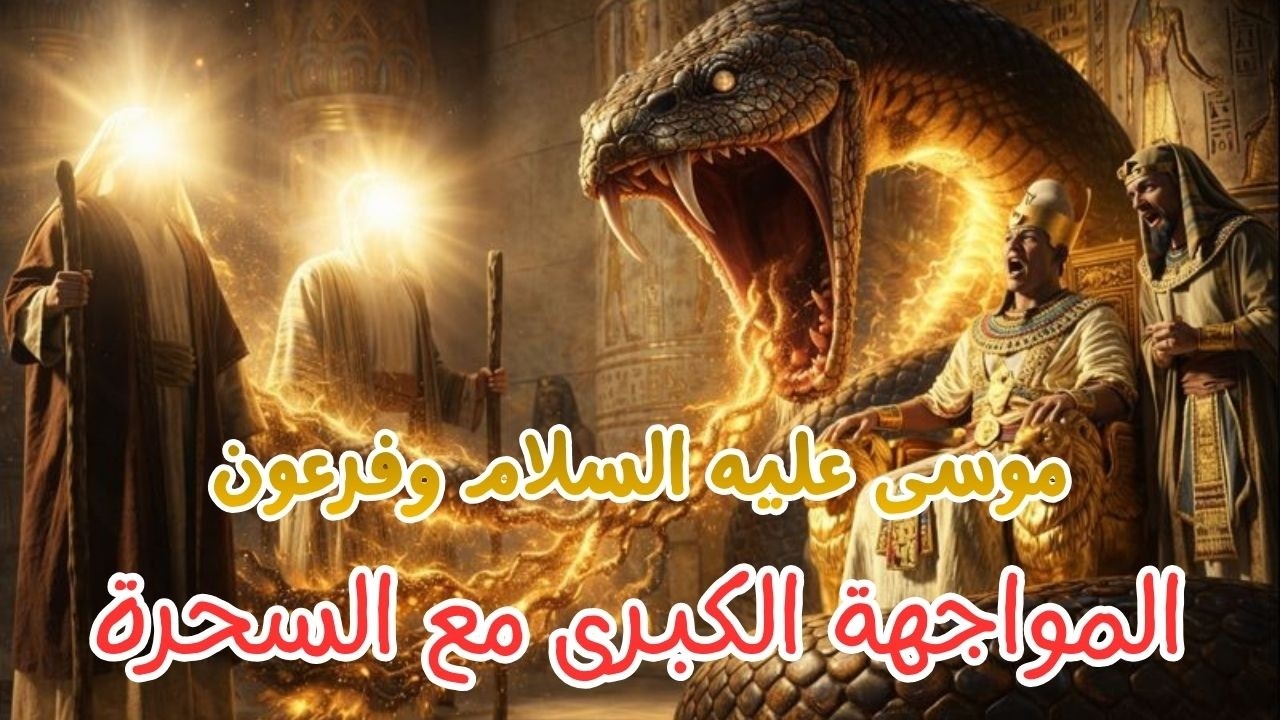فيلم موسى عليه السلام وفرعون | معجزة موسى التي صدمت الجميع – الجزء الثاني