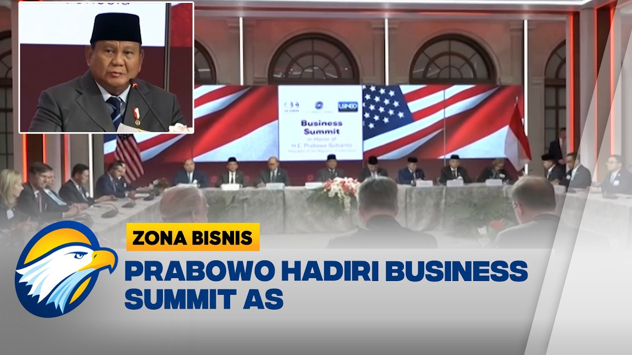 Presiden Prabowo Hadiri Business Summit dengan Pengusaha AS di Washington DC - [Zona Bisnis]