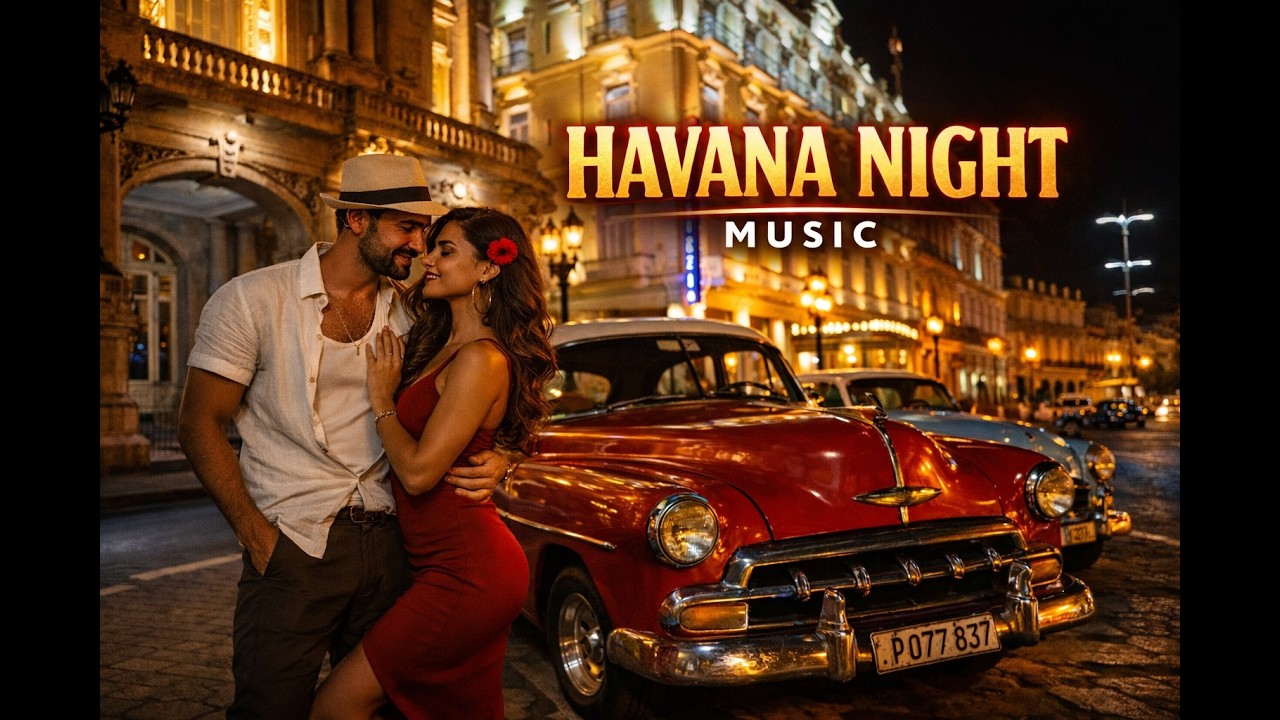 Cuban Salsa Night in Havana | Spanish Love Songs • Classic Cuban Bar Ambience