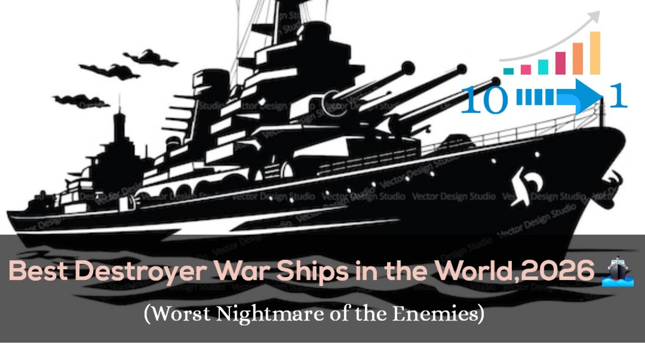 10 Best/Powerful Destroyers in the World,2026. #armylover #military 