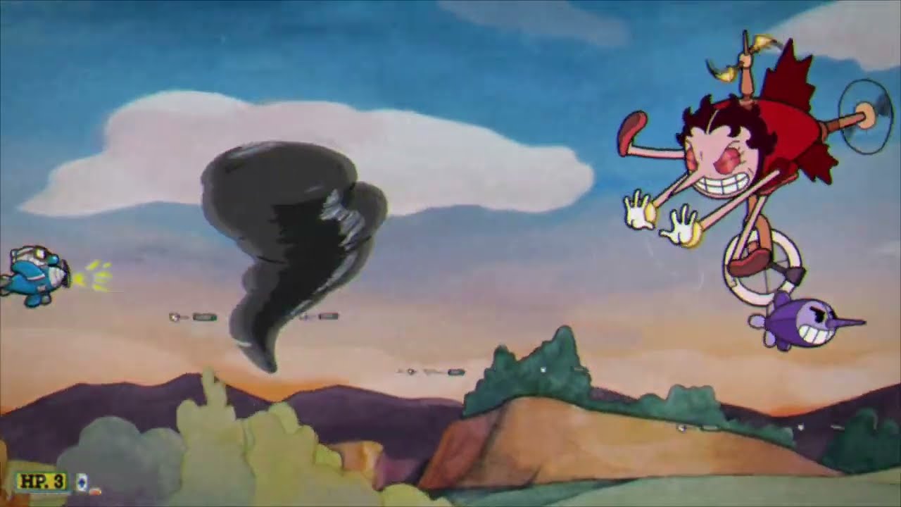 CUPHEAD 1.3 Threatenin Zeppelin COMPLETE Hilda Berg