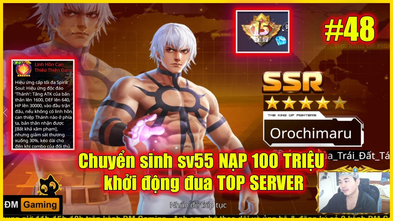 ღ King of Fighters War (x7game) #48 | Reincarnation sv55 ВНЕСИТЕ ДЕПОЗИТ 100 МИЛЛИОНОВ, чтобы нач...