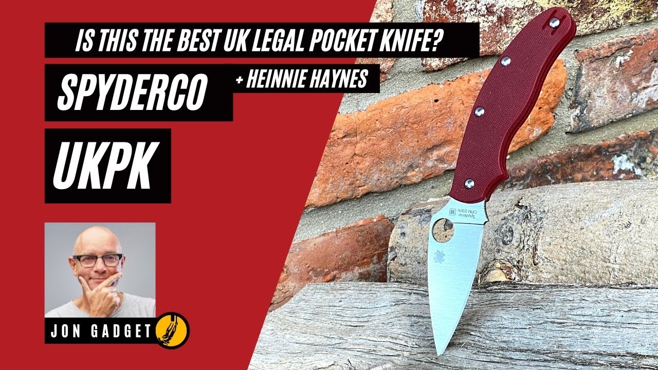 Spyderco UKPK Heinnie Haynes Edition — лучший ли это карманный нож, легальный в Великобритании?