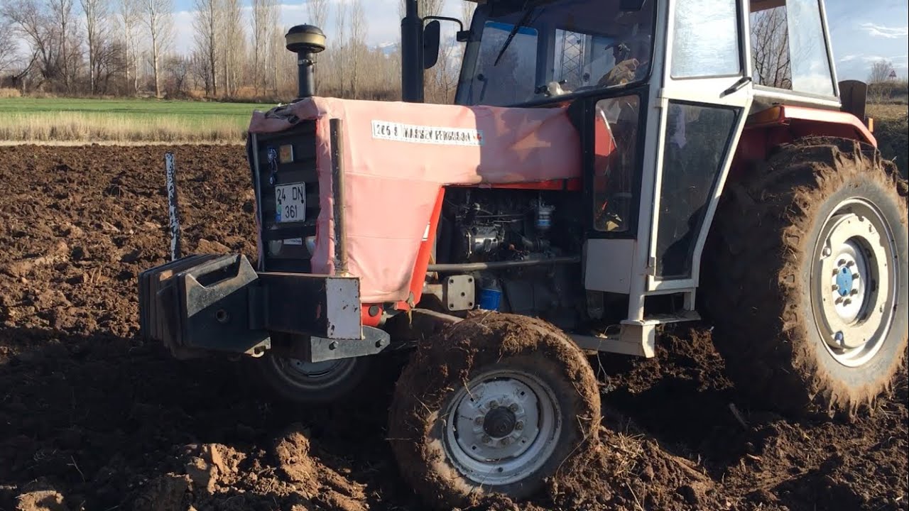 Massey Ferguson 265 lik Çamurda  tarla Sürüm (cigerpower)