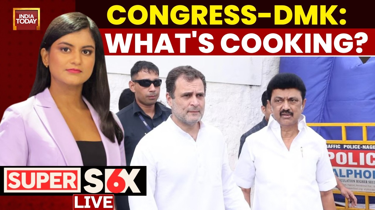 LIVE: Trouble Between DMK & Congress? | Tamil Nadu Elections | Super Six with Akshita Nandagopal