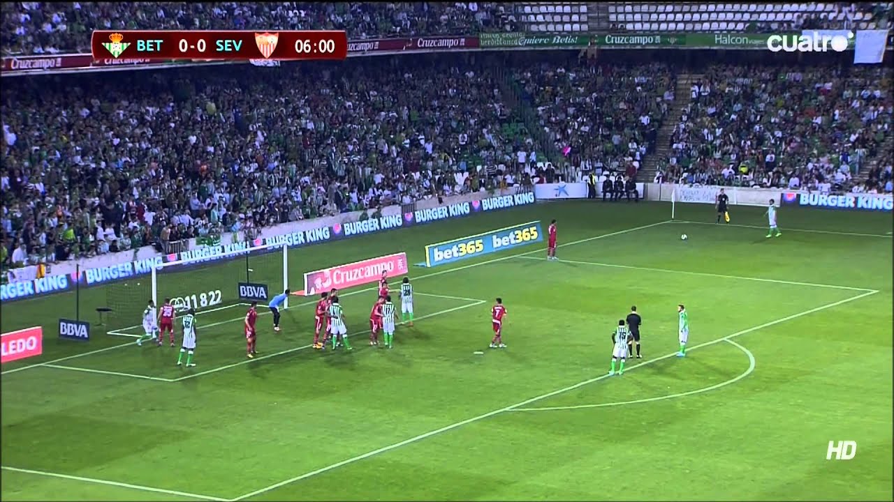 Polémica en el Derbi Betis-Sevilla 3-3 2012/13 HD