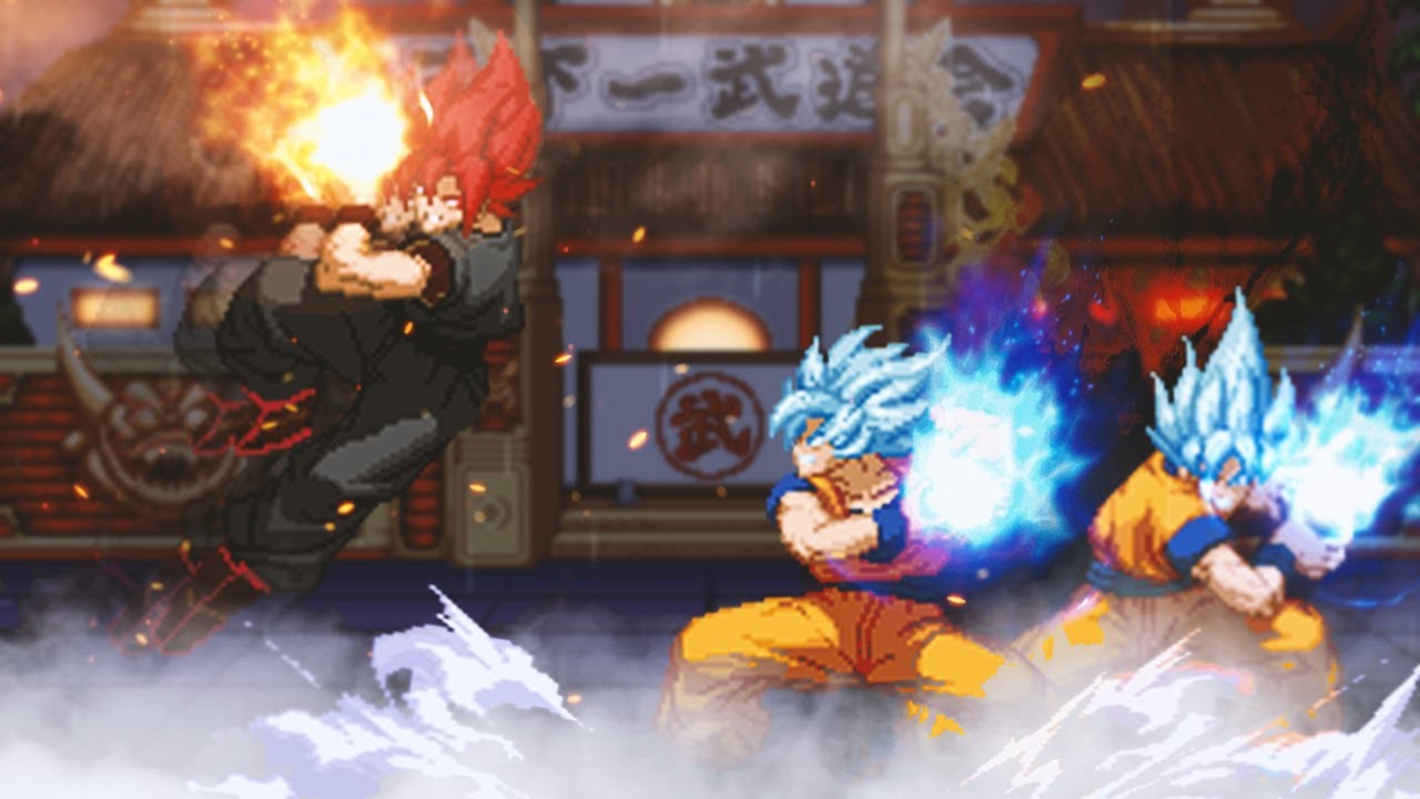 Evil Goku vs Son Goku Vyn Style & Blizzard Goku [Part 2]. Dragon Ball Super MUGEN