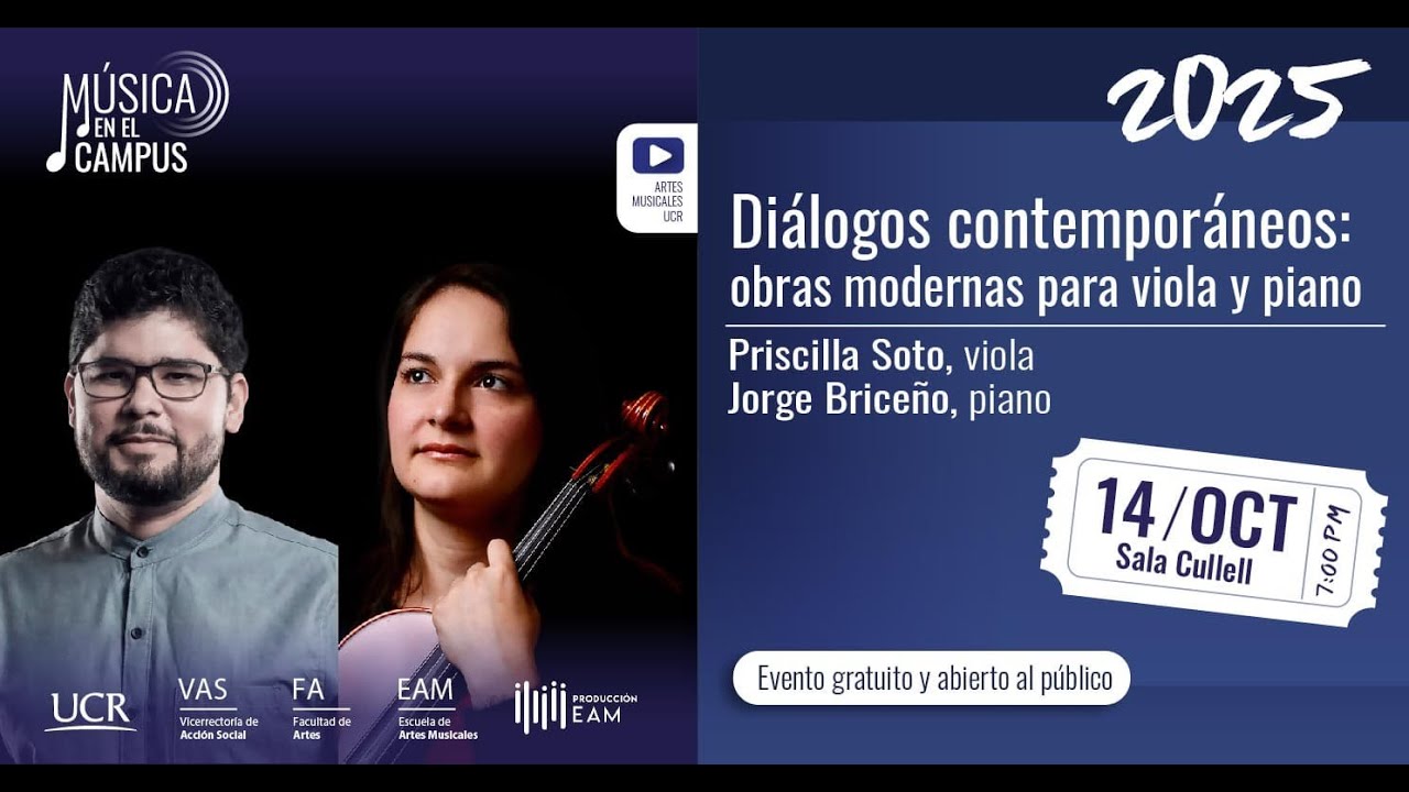 Diálogos contemporáneos: obras modernas para viola y piano (14-10-25)