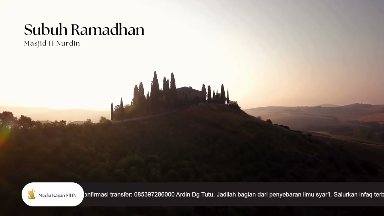Shalat Subuh Masjid H Nurdin | 13 Ramadhan 1447 H