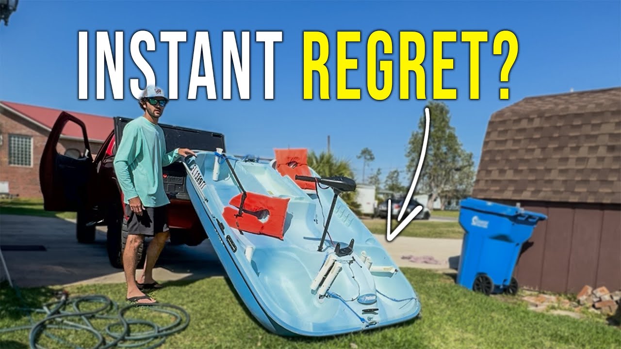 I Got a Motorized Pedal Boat on Facebook Marketplace…