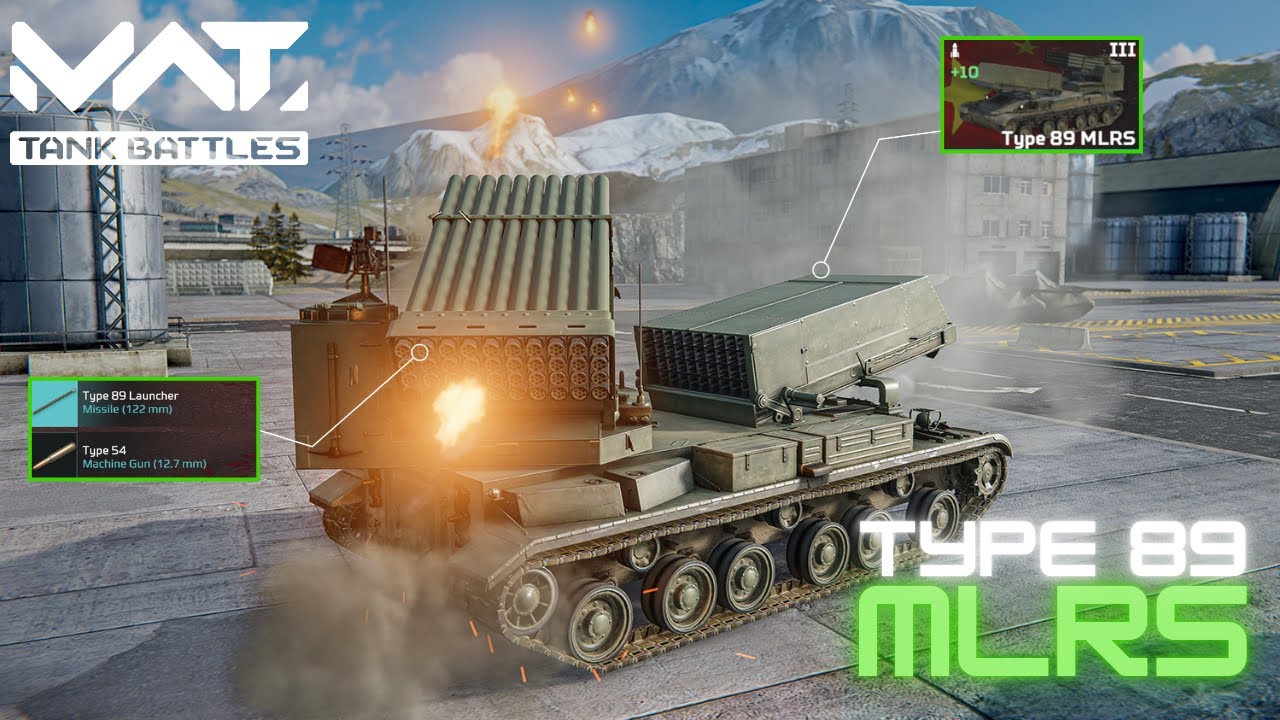 Type 89 MLRS Dominates Tank Battles with DEVASTATING Rocket Barrage