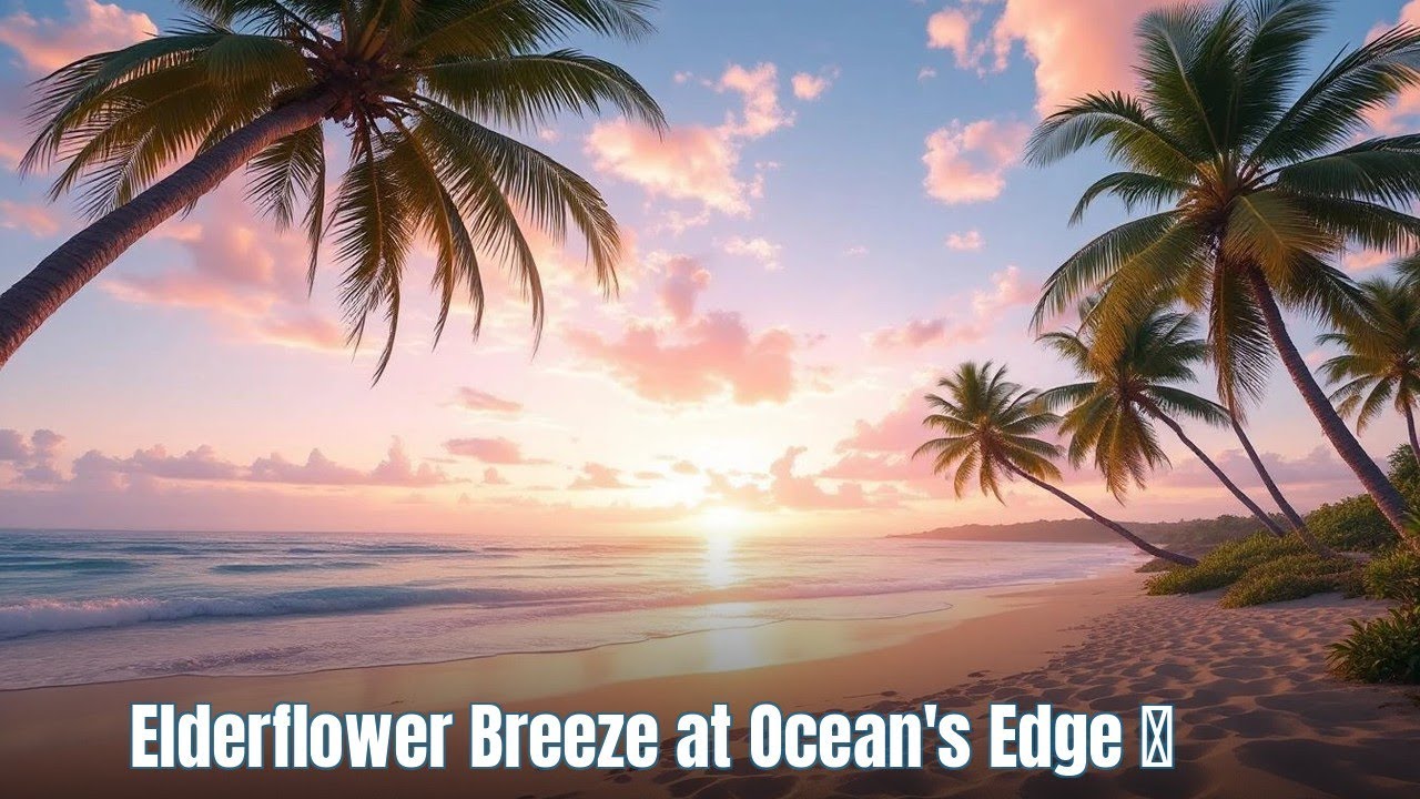 Elderflower Breeze at Ocean's Edge 🌅