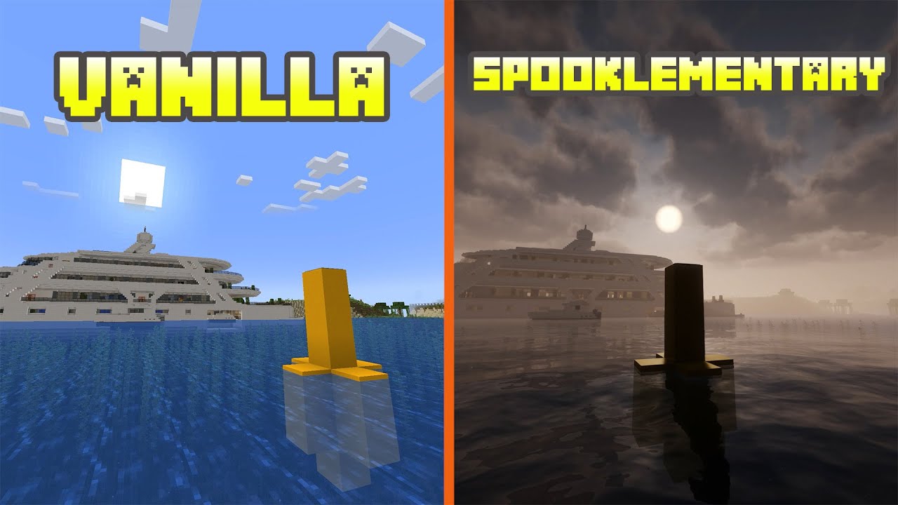 Vanilla vs Spooklementary | Shader Comparison
