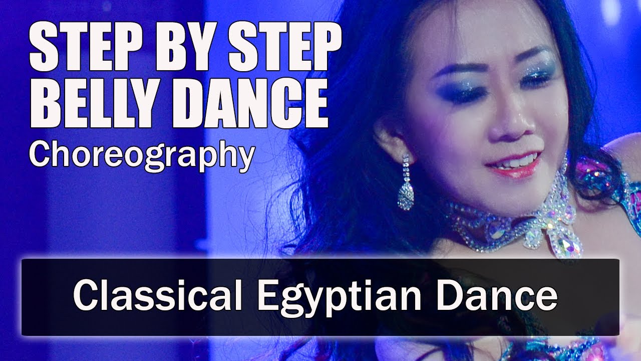 Classical Egyptian Belly Dance Tutorial [step by step] [mirrored view] learn how to do belly dancing