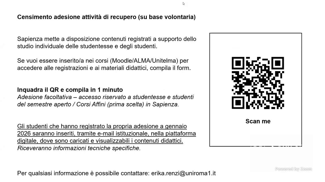 presentazione dei Corsi Affini