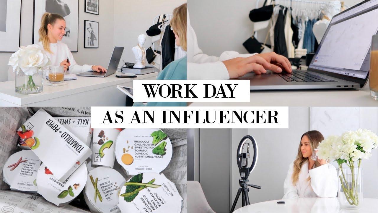 WORK DAY IN MY LIFE AS AN INFLUENCER | MEETINGS W/ MY ASSISTANT, BTS, SHOOTING CAMPAIGNS & REELS!