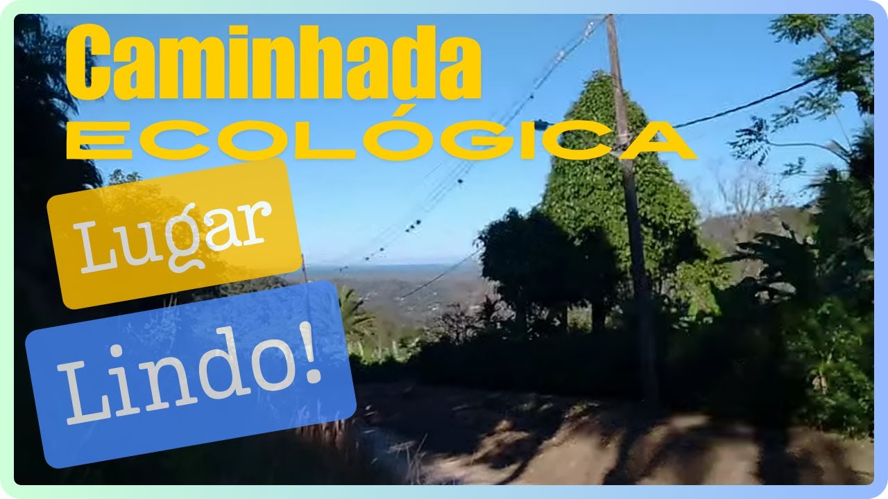 CAMINHADA ECOLÓGICA, AR PURO E MUITO VERDE EM UM LUGAR LINDO