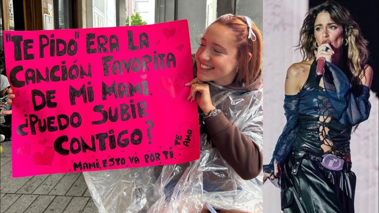 TINI sube a FAN a cantar Te Pido por su mamá que falleció