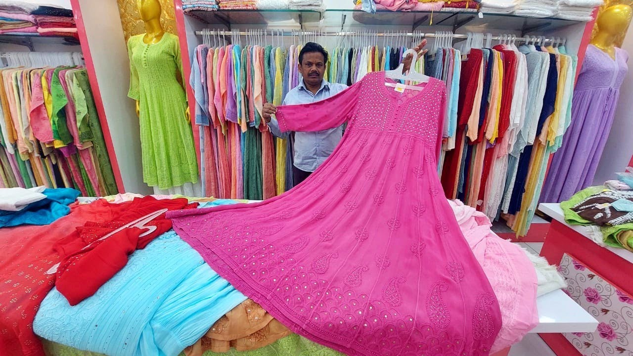 Bangalore exclusive lucknowi chikankari work kurti and saree's|chikankari work| courier available