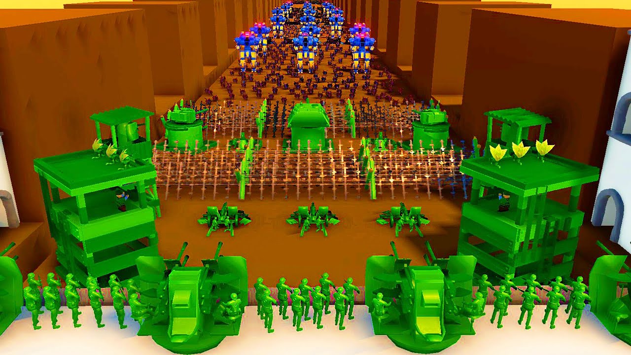 Can Army Men hold BRIDGE FORTRESS vs ALIEN INVASION?! - Attack on Toys