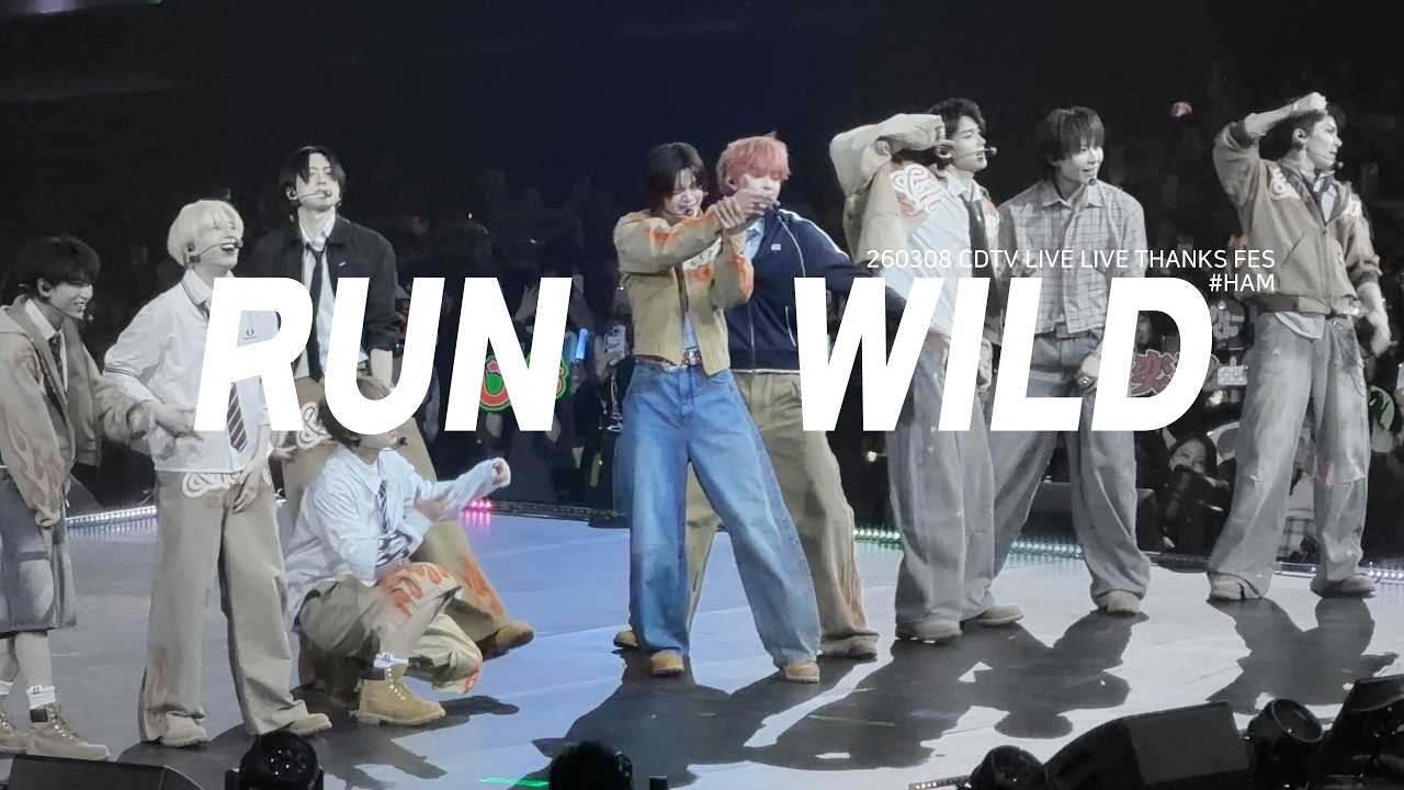 260308 CDTV LIVE LIVE THANKS FES RUN WILD
