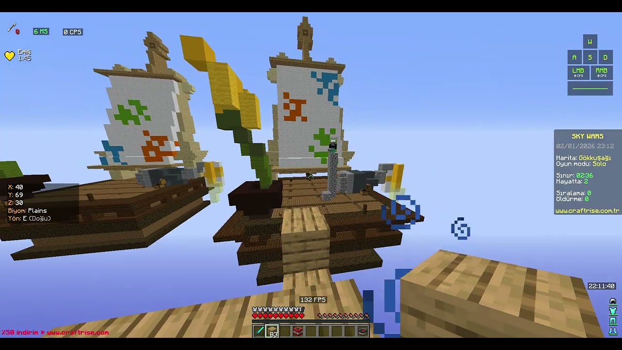 CraftRise bedwras devam